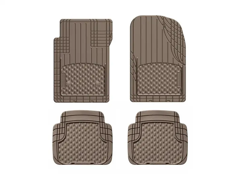 Weathertech Universal Front And Rear Trim-To-Fit Mat (4Pc Set) - Tan 1