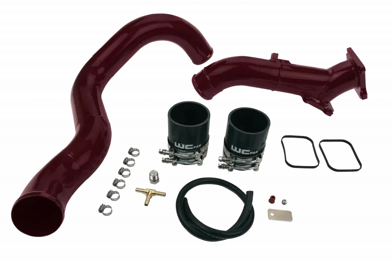 Wehrli 01-04 Chevrolet 6.6L Lb7 Duramax 3In Y-Bridge Kit - Bengal Red 2