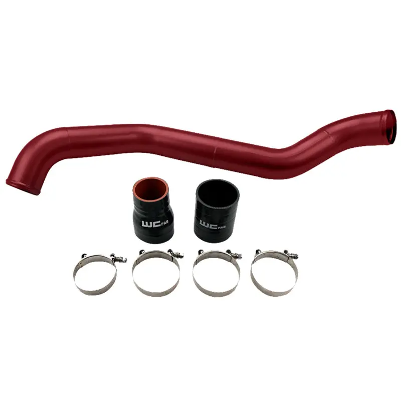 Wehrli 01-04 Chevrolet 6.6L Lb7 Duramax Driver Side 3In Intercooler Pipe - Wcfab Red 2