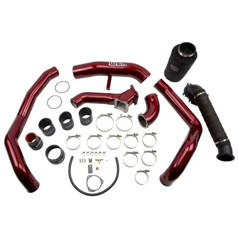Wehrli 01-04 Chevrolet 6.6L Lb7 Duramax High Flow Intake Bundle Kit - Bengal Red 2