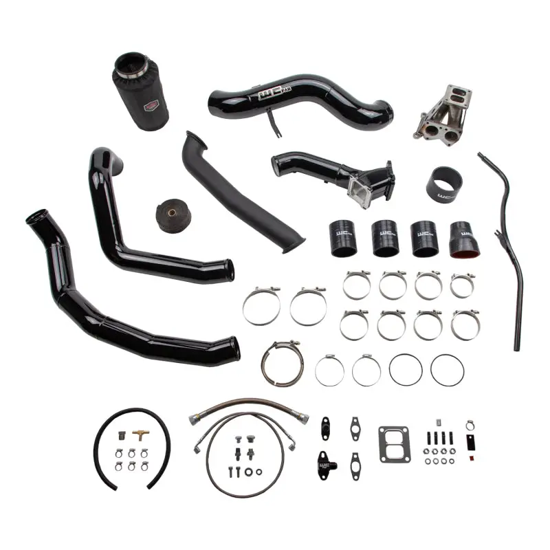 Wehrli 01-04 Chevrolet 6.6L Lb7 Duramax S300 Turbo Install Kit (No Turbo) - Candy Teal 1