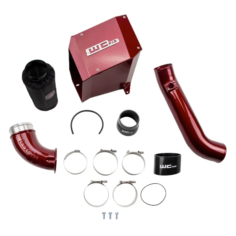 Wehrli 01-04 Duramax Lb7 4In Intake Kit W/ Air Box Stage 2 - Bengal Blue 1