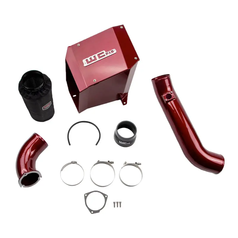 Wehrli 01-04 Duramax Lb7 4In Intake Kit With Air Box Stage 2 - Wcfab Red 1