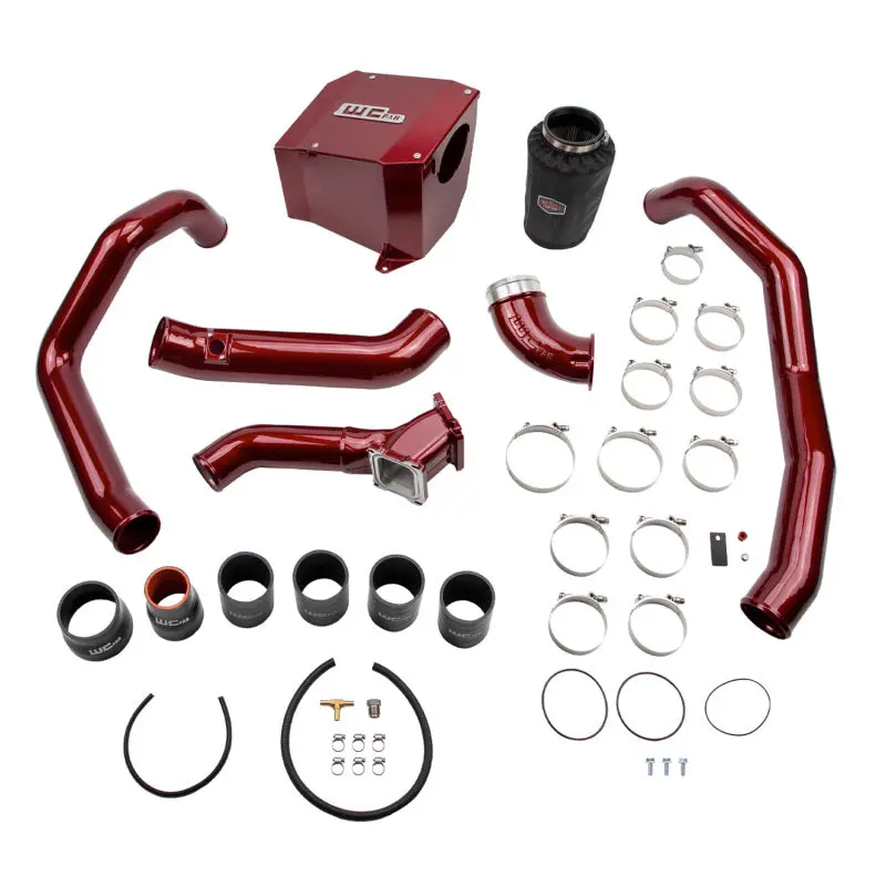 Wehrli 01-04 Duramax Lb7 Stage 2 High Flow Intake Bundle Kit - Gloss White 1