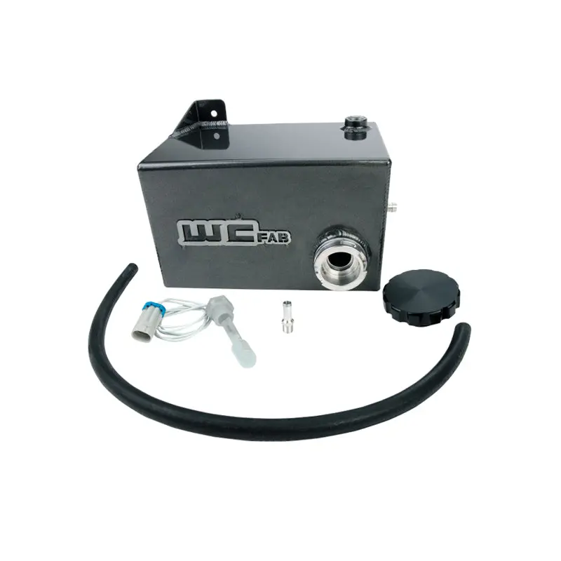 Wehrli 01-07 Chevrolet 6.6L Lb7/Lly/Lbz Duramax Oem Placement Coolant Tank Kit - Gloss Black 1