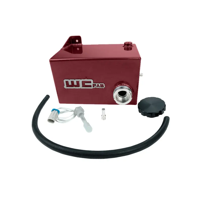 Wehrli 01-07 Chevrolet 6.6L Lb7/Lly/Lbz Duramax Oem Placement Coolant Tank Kit - Wcfab Red 2