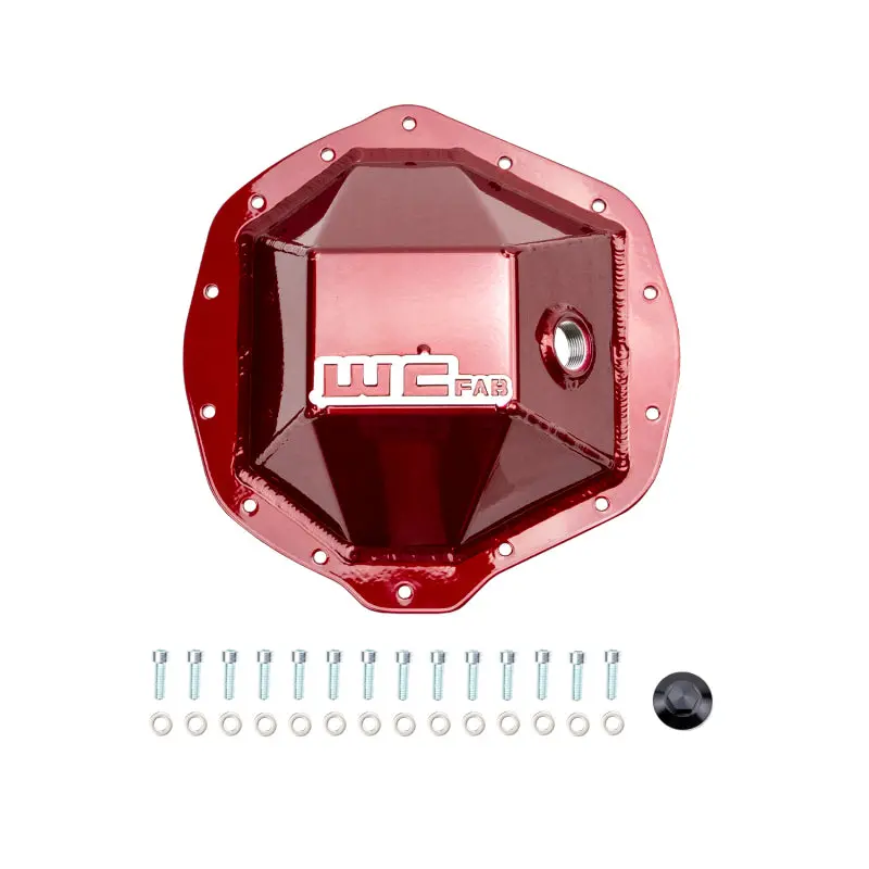 Wehrli 01-19 Chevrolet Duramax/03-19 Dodge Cummins 11.5In Aam Rear Diff. Cover - Chevy Orange 1
