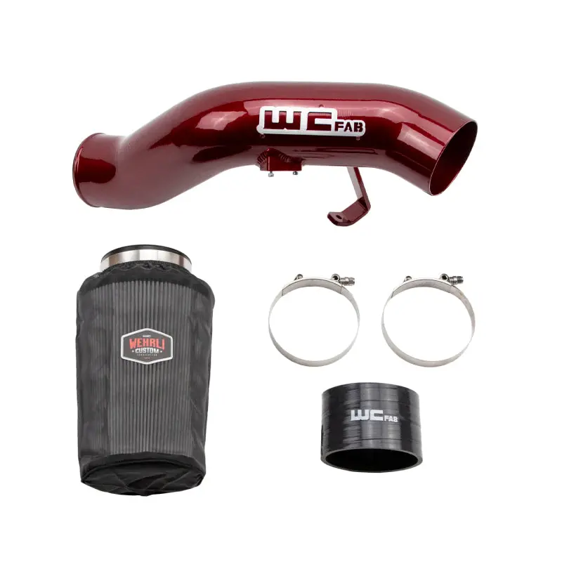 Wehrli 03-07 Ford 6.0L Powerstroke 4In Intake Kit - Bronze Chrome 1