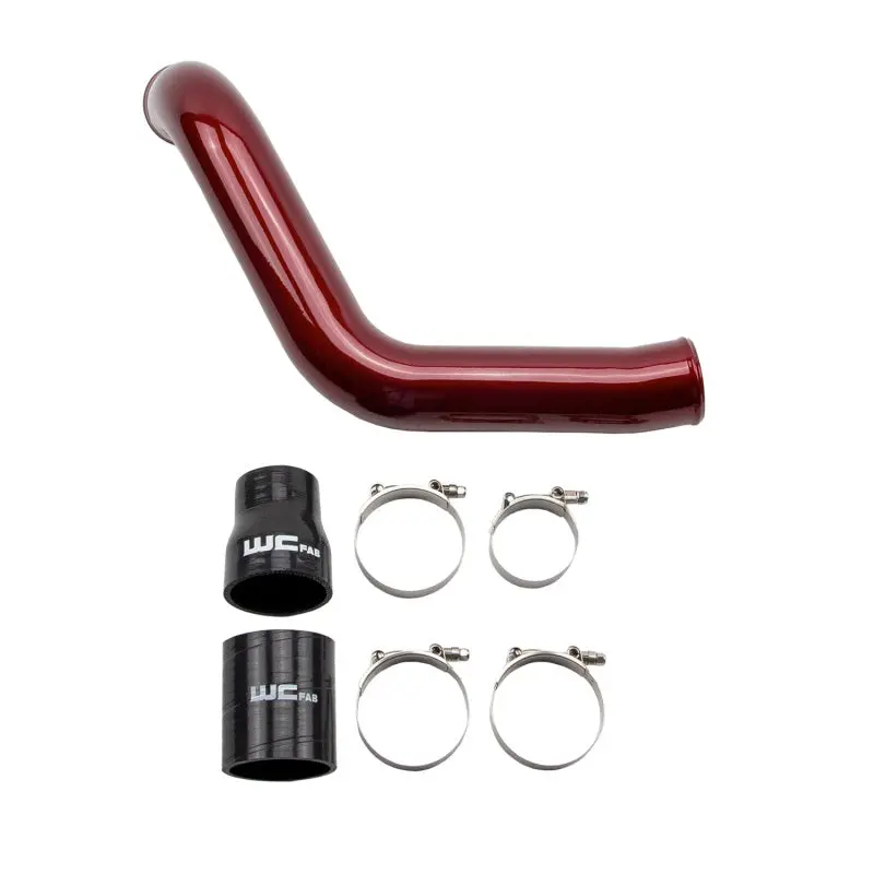 Wehrli 04-05 Duramax (Lly) Passenger Side 3In Intercooler Pipe - Red 1