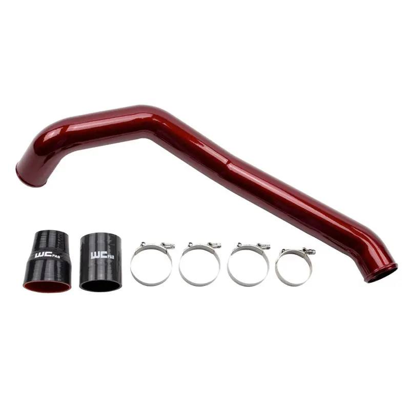 Wehrli 04.5-10 Chevrolet 6.6L Lly/Lbz/Lmm Duramax Driver Side 3In Intercooler Pipe - Cat Yellow 1