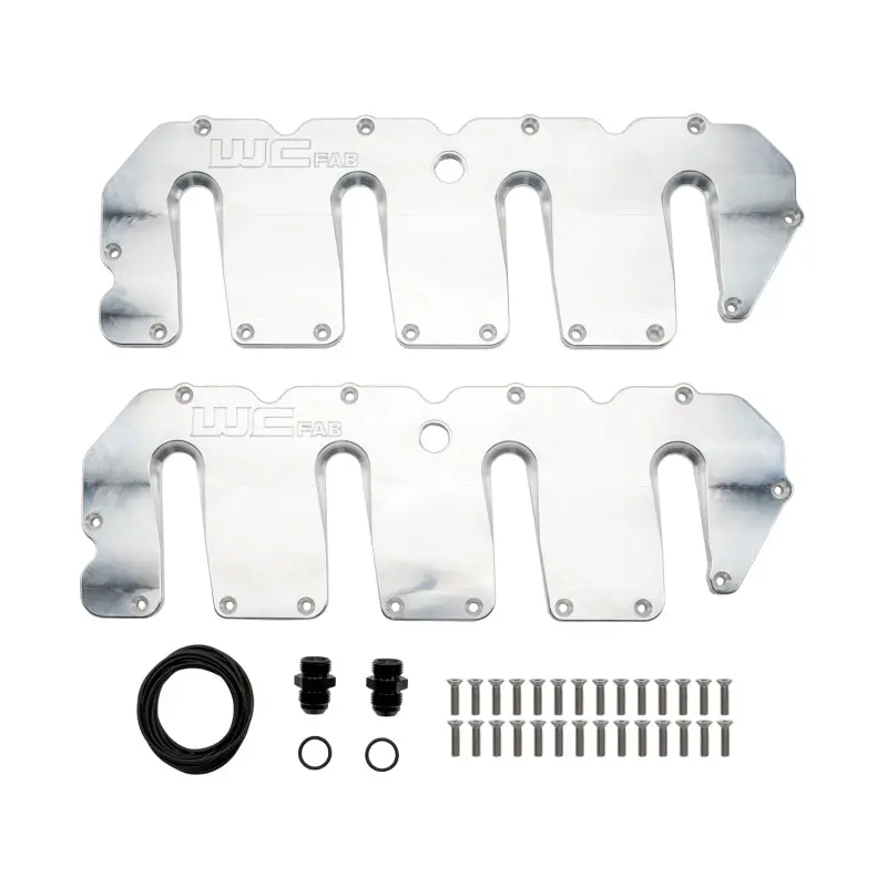 Wehrli 04.5-10 Duramax Lly/Lbz/Lmm Billet Upper Valve Cover Set - Raw Aluminum 1