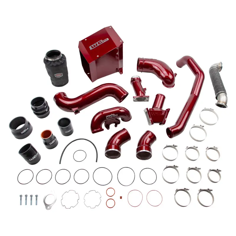 Wehrli 06-07 Chevrolet 6.6L Duramax Lbz Stage 3 High Flow Bundle Kit - Wcfab Red 1