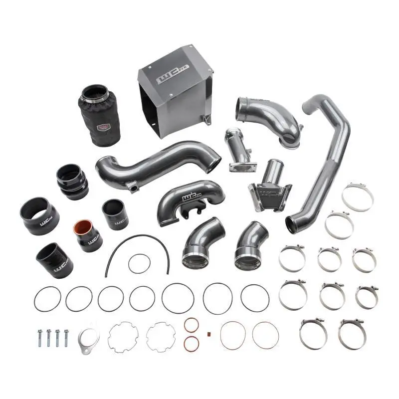 Wehrli 06-07 Chevrolet Duramax 6.6L Lbz Stage 2 High Flow Intake Bundle Kit - Candy Red 1