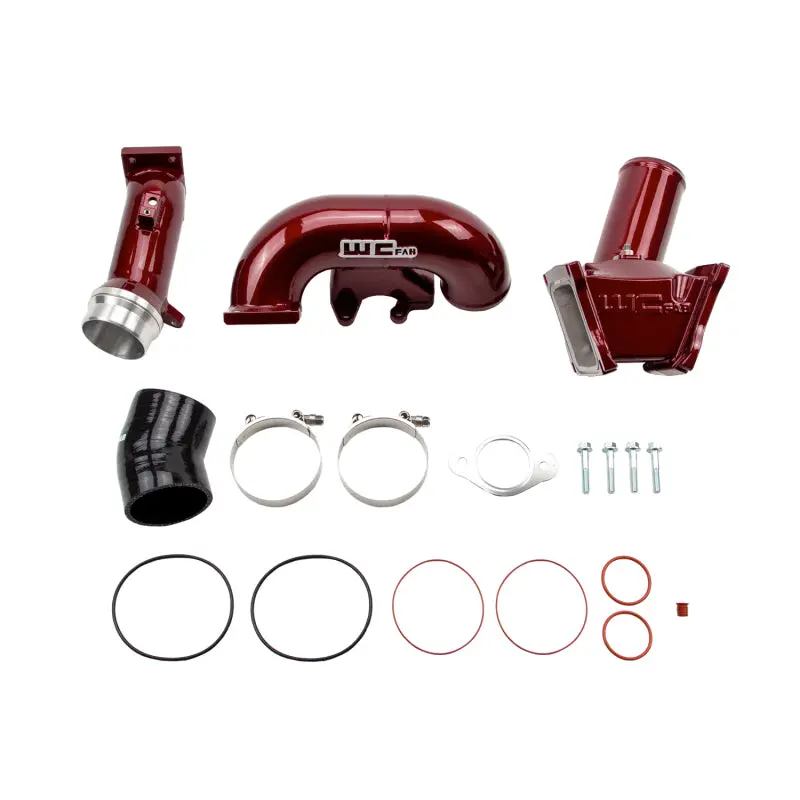 Wehrli 06-07 Chevrolet Duramax Lbz 3In. Y-Bridge Kit - Wcfab Red 1