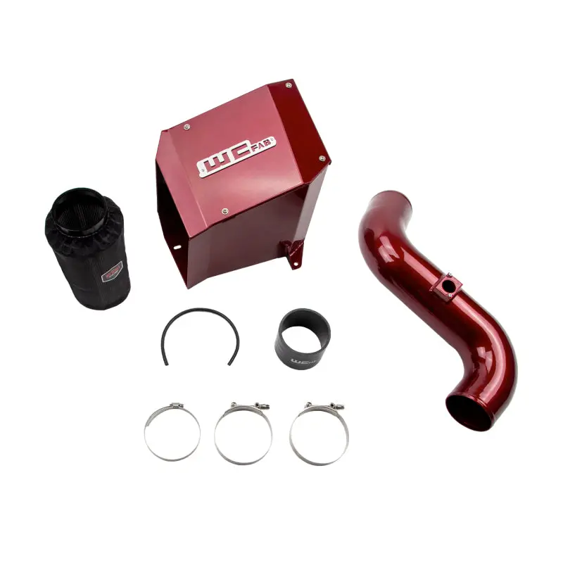 Wehrli 06-07 Duramax Lbz 4In. Intake Kit W/ Air Box - Red 1