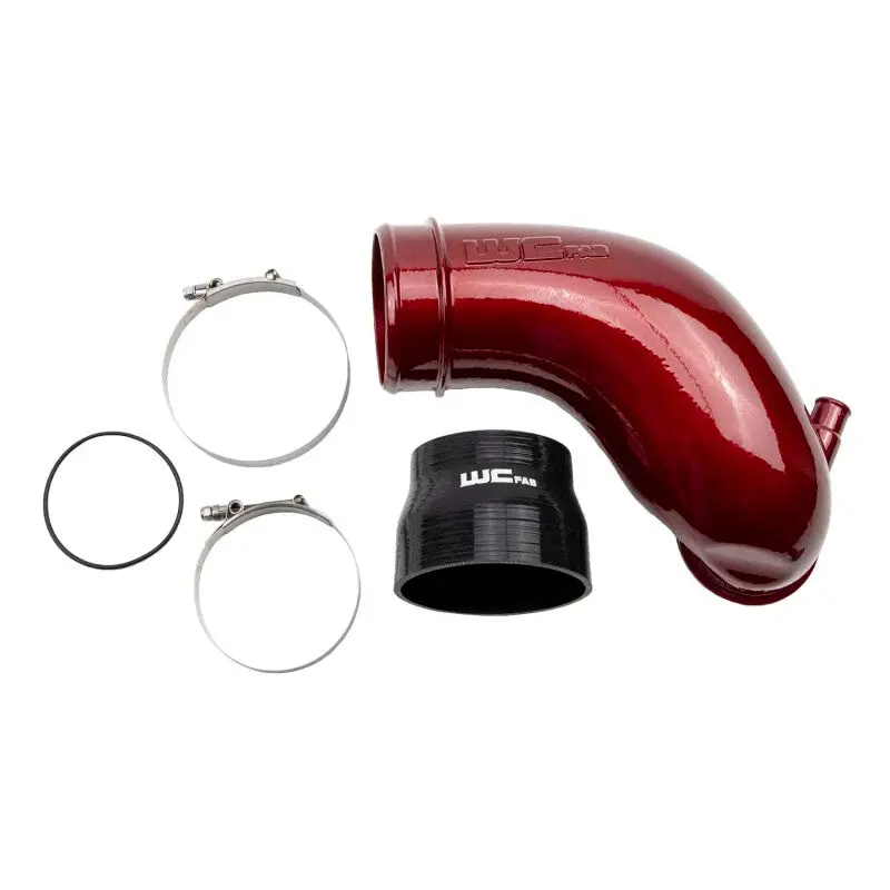 Wehrli 06-10 Chevrolet 6.6L Lbz/Lmm Duramax 3.5In Intake Horn - Wcfab Red 1