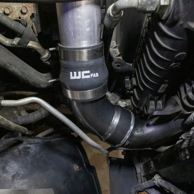 Wehrli 06-10 Duramax Lbz/Lmm Intercooler Outlet Elbow Kit - Sparkle Copper 2