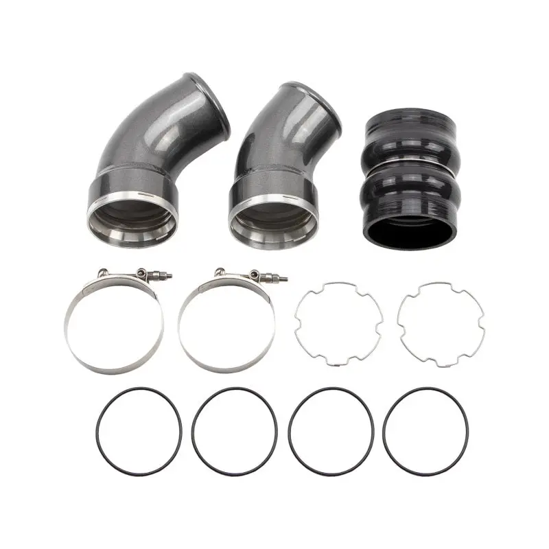 Wehrli 06-10 Duramax Lbz/Lmm P/S 3.5In. Intercooler Pipe - Chevy Orange 1