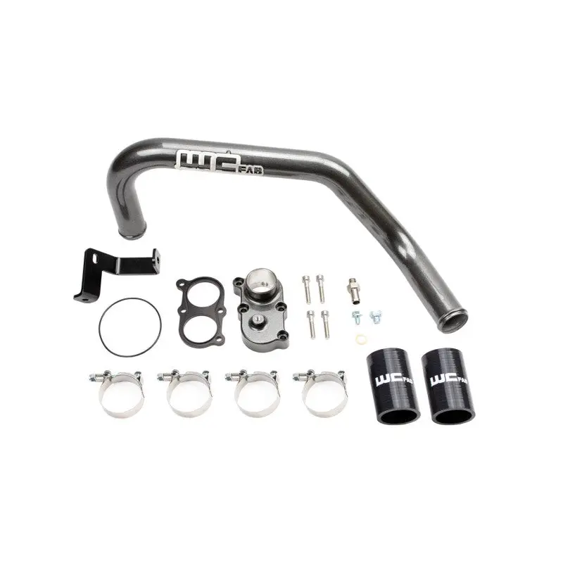 Wehrli 06-10 Duramax Lbz/Lmm Thermostat Housing Kit For Dual Cp3 - Wcfab Grey 1