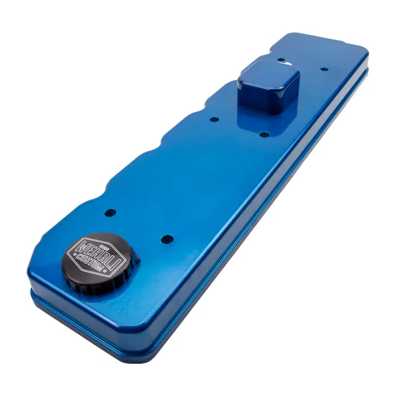 Wehrli 06-18 Cummins Wcfab X D&J Precision Billet Valve Cover - Brizzle Blue 1