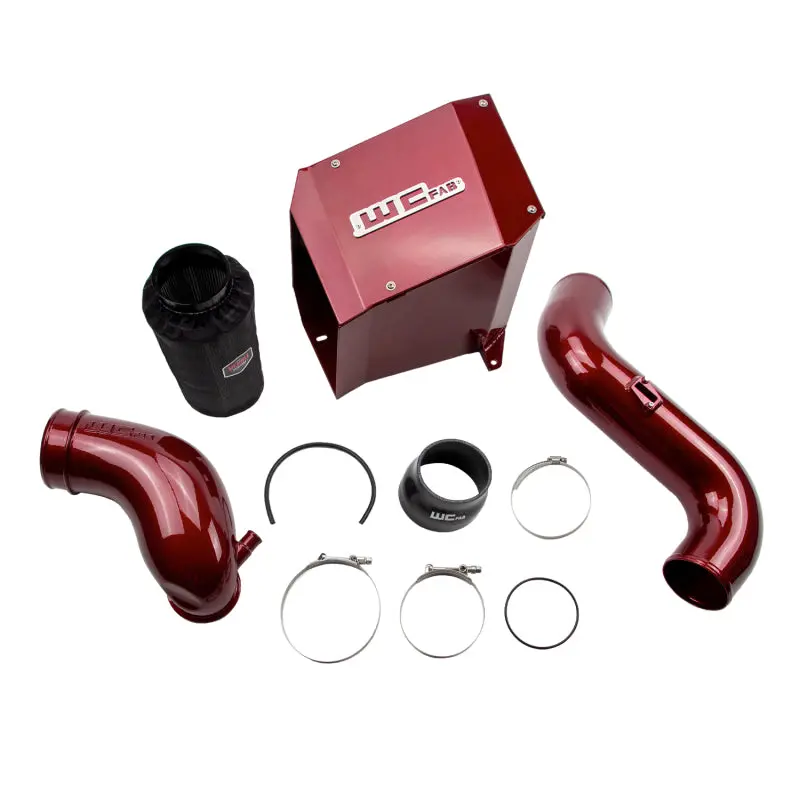 Wehrli 07.5-10 Chevrolet Duramax Lmm 4In Intake Kit Stage 2 - Wcfab Red 1