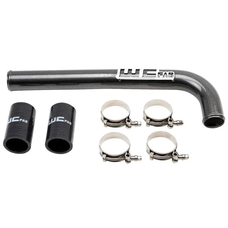 Wehrli 10-18 Dodge 6.7L Cummins (Non 13-15 W/Dual Rads/Twin Cp3) Upper Coolant Pipe - Candy Teal 1