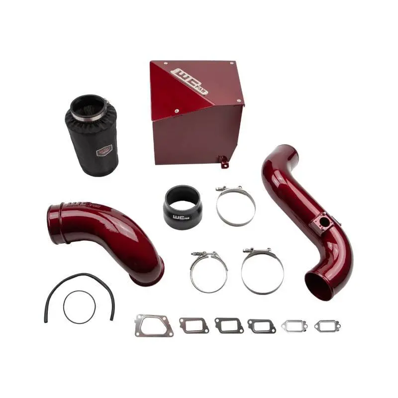 Wehrli 11-16 Chevrolet 6.6L Duramax Lml 4In Intake Kit Stage 2 - Wcfab Red 1