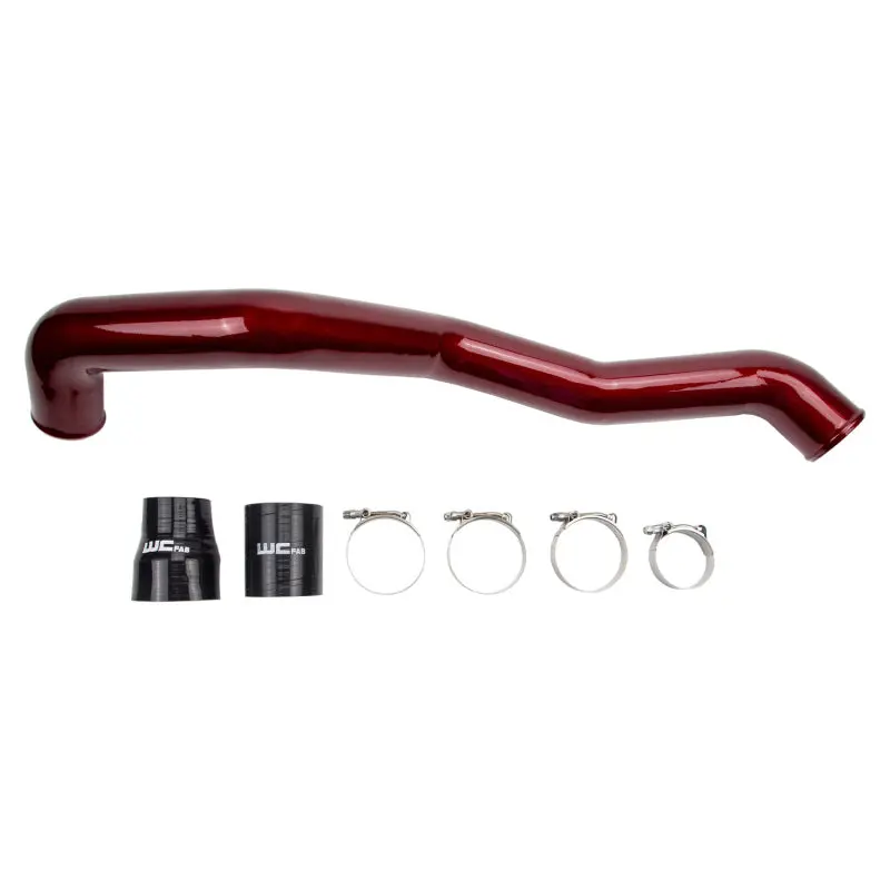 Wehrli 11-16 Chevrolet 6.6L Lml Duramax Driver Side 3In Intercooler Pipe - Bengal Grey 1