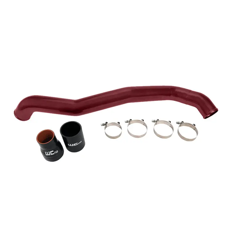 Wehrli 11-16 Chevrolet 6.6L Lml Duramax Driver Side 3In Intercooler Pipe - Wcfab Red 1