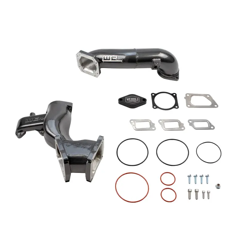 Wehrli 11-16 Chevrolet 6.6L Lml Duramax High Flow Y-Bridge Kit - Sparkle Granny Smith 1