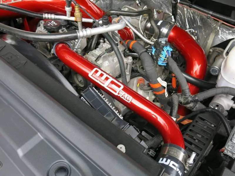 Wehrli 11-16 Chevrolet 6.6L Lml Duramax Upper Coolant Pipe - Bronze Chrome 2