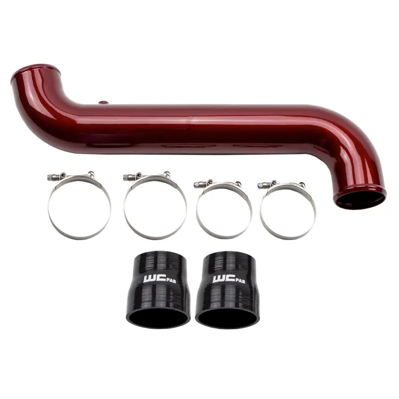 Wehrli 11-16 Duramax Lml Passenger Side 3.5 In. Intercooler Pipe - Wcfab Grey 1