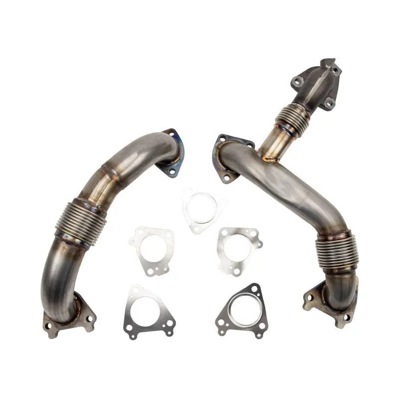 Wehrli 11-16 Duramax Lml Stainless 2In Up Pipe Kit W/ Gaskets 1
