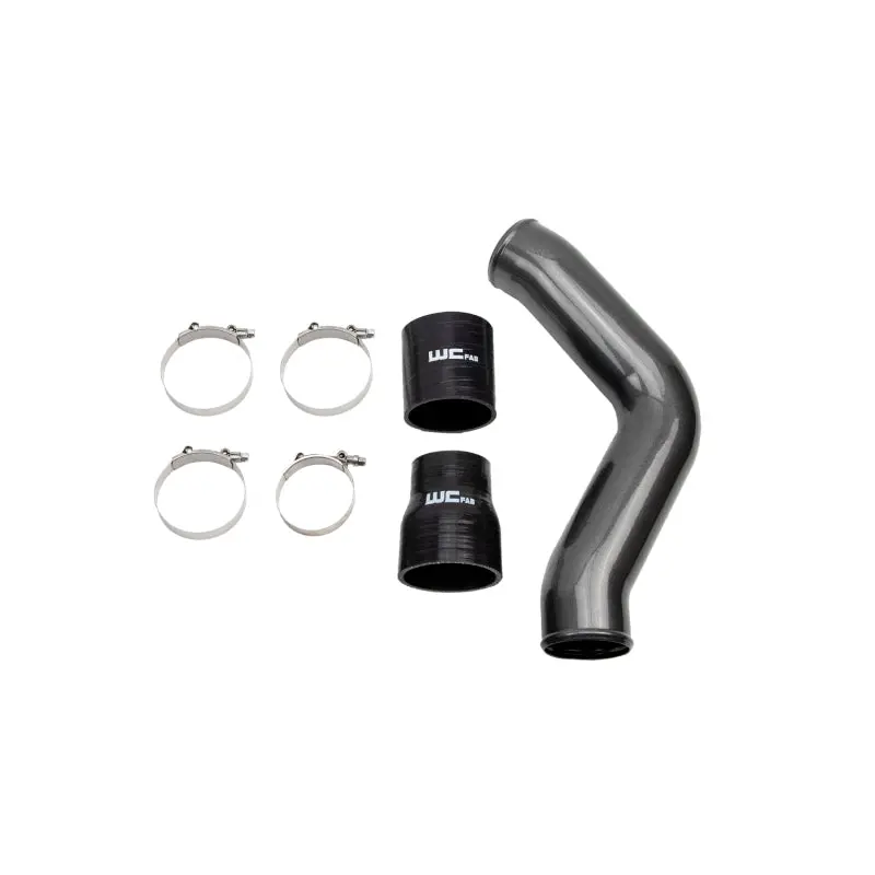 Wehrli 13-18 Cummins 6.7L Driver Side 3.5 In. Intercooler Pipe - Wcfab Grey 1