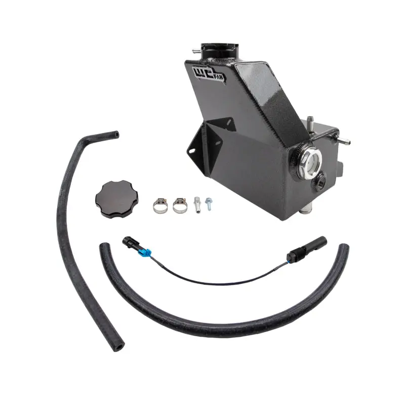 Wehrli 13-18 Dodge 6.7L Cummins Oem Placement Coolant Tank Kit - Gun Metal 1
