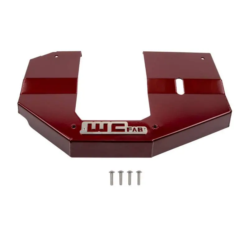Wehrli 13-23 Dodge Cummins 6.7L Fabricated Aluminum Engine Cover - Wcfab Red 1