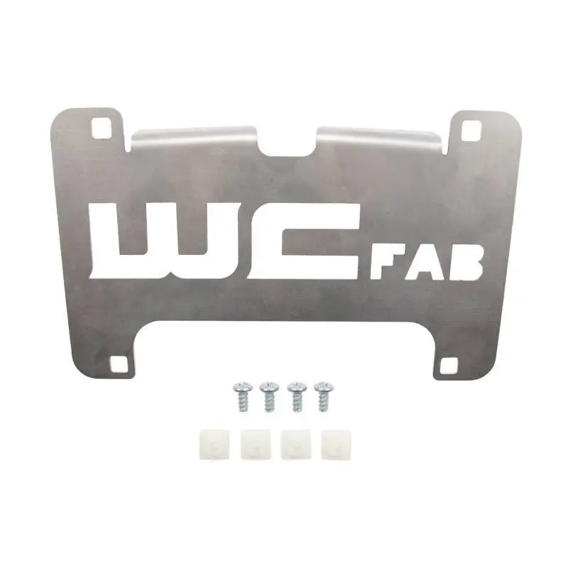 Wehrli 15-19 Chevy Hd Lower Valance Filler Panel License Plate Mount Bracket 1