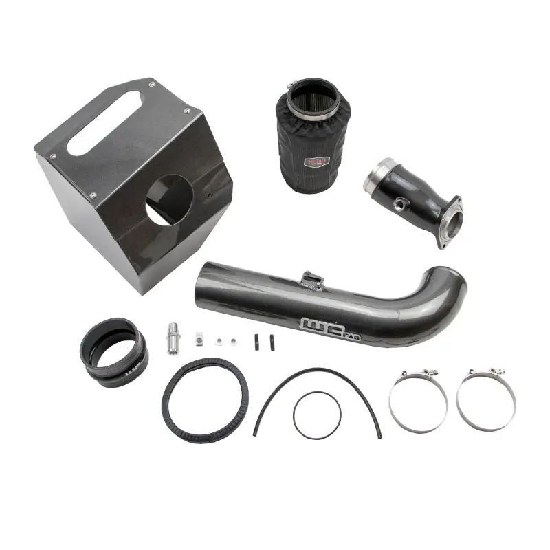 Wehrli 17-19 Chevrolet 6.6L L5p 4In Intake Kit Stage 2 - Wcfab Grey 1