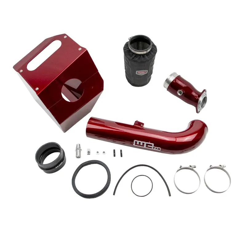 Wehrli 17-19 Chevrolet 6.6L L5p 4In Intake Kit Stage 2 - Wcfab Red 1