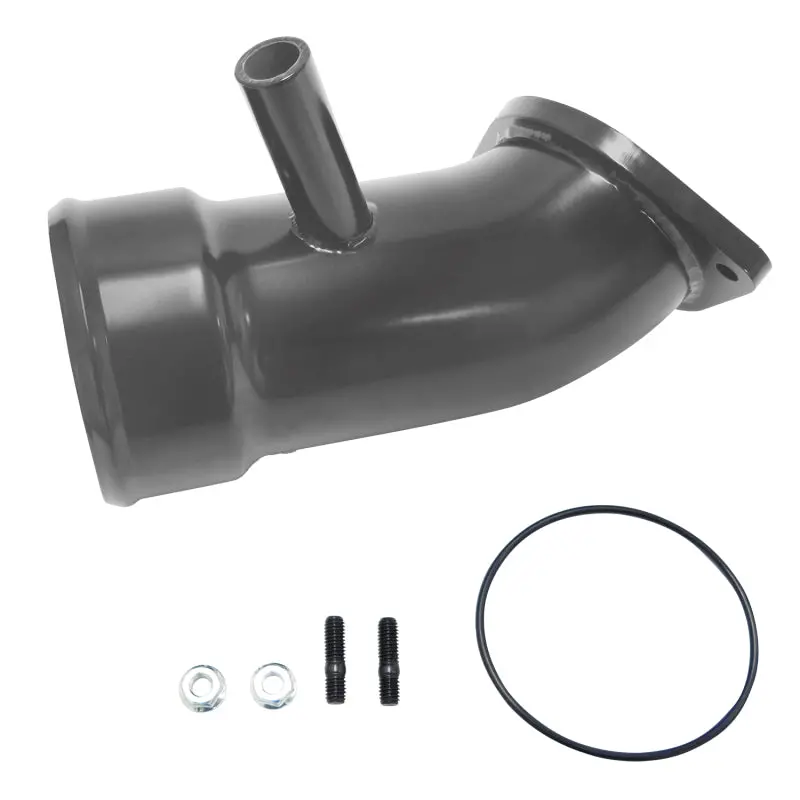 Wehrli 17-19 Chevrolet 6.6L L5p Duramax 3.5In Intake Horn W/Pcv Port - Gloss White 1