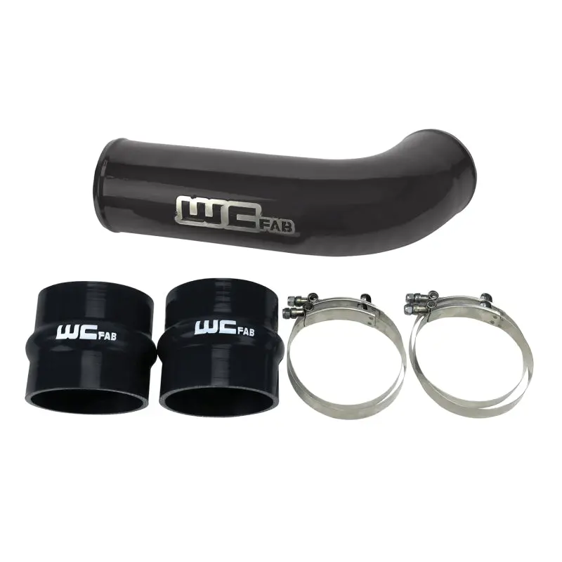 Wehrli 17-19 Chevrolet 6.6L L5p Duramax 4In Intake Pipe (Use W/Oem Air Box) - Bronze Chrome 1