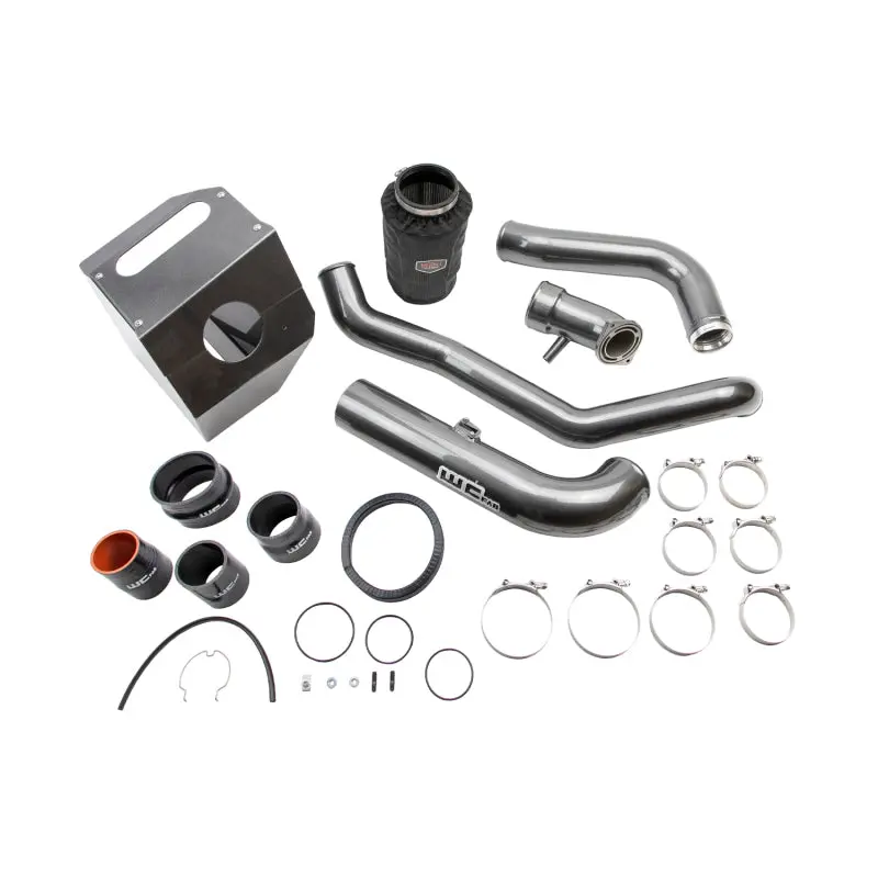 Wehrli 17-19 Chevrolet 6.6L L5p Duramax High Flow Intake Bundle Kit Stage 2 - Bengal Silver 2
