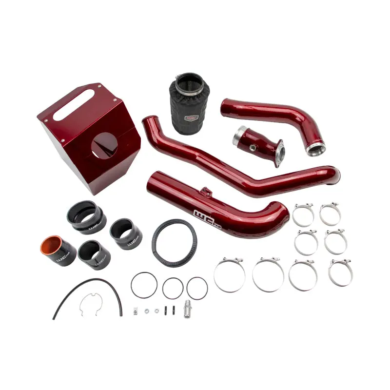 Wehrli 17-19 Chevrolet 6.6L L5p Duramax High Flow Intake Bundle Kit Stage 2 - Red 1