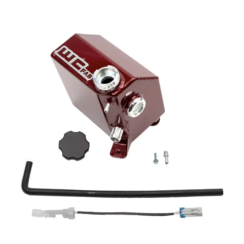 Wehrli 17-19 Chevrolet 6.6L L5p Duramax Oem Placement Coolant Tank Kit - Wcfab Red 1
