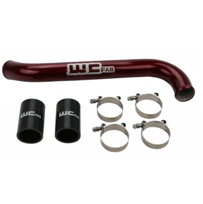 Wehrli 17-19 Chevrolet 6.6L L5p Duramax Upper Coolant Pipe - Bengal Silver 2