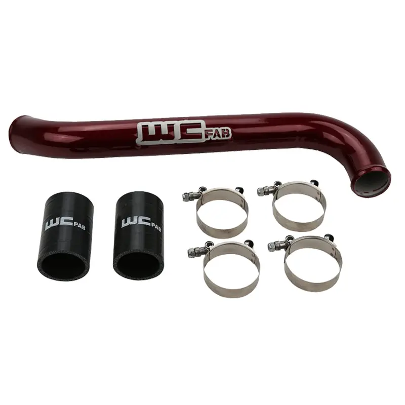 Wehrli 17-19 Chevrolet 6.6L L5p Duramax Upper Coolant Pipe - Wcfab Red 1