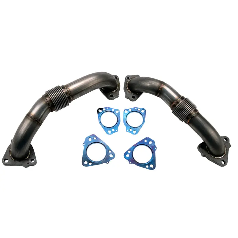 Wehrli 17-24 Chevrolet 6.6L L5p Duramax 2In Stainless Up Pipe Kit W/Gaskets 1