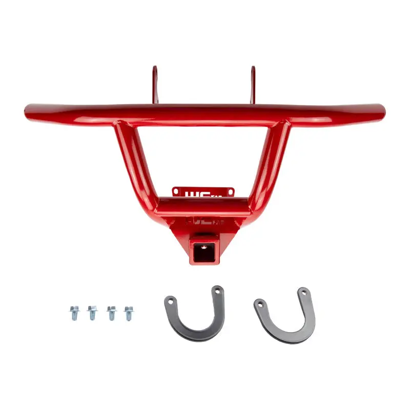 Wehrli 19-22 Honda Talon X/R Rear Bumper W/ Receiver Hitch - Fine Texture Black 1
