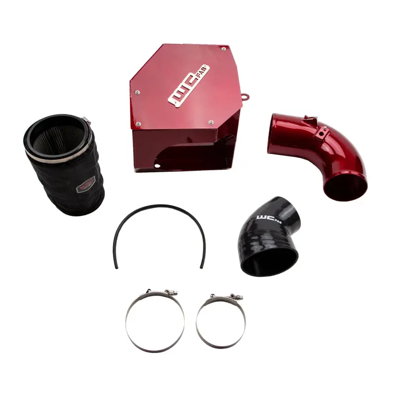 Wehrli 19-23 Cummins 6.7L 5In Intake Kit - Wcfab Red 1