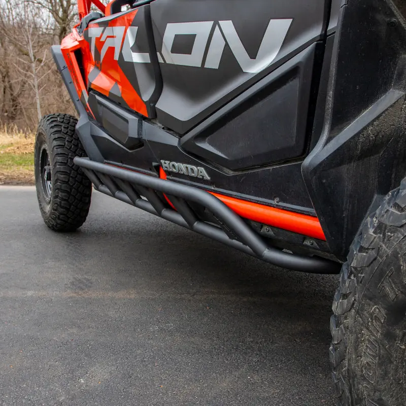 Wehrli 19+ Honda Talon 1000X 4 Seat Rock Sliders - Talon Orange 1